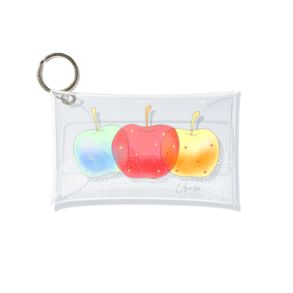 amamoのapples Mini Clear Multipurpose Case