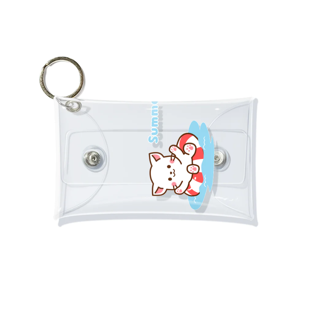 Haruna shopのしろねこ♡夏 summer Mini Clear Multipurpose Case