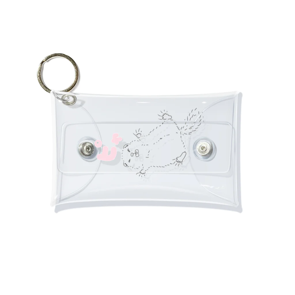 遠夜さん家のまるこいコのピャっと驚くジリス Mini Clear Multipurpose Case