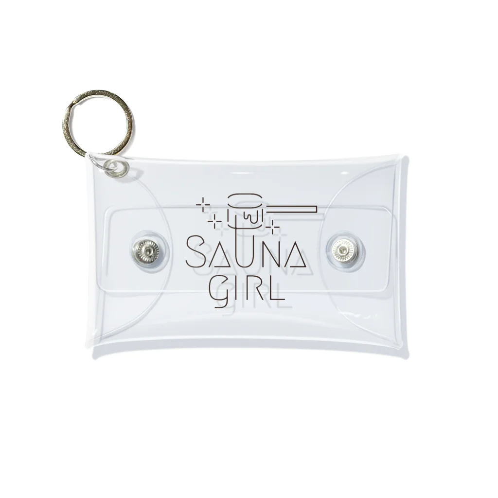 Saunagirl/サウナガールのSaunagirlロゴクリアケース Mini Clear Multipurpose Case