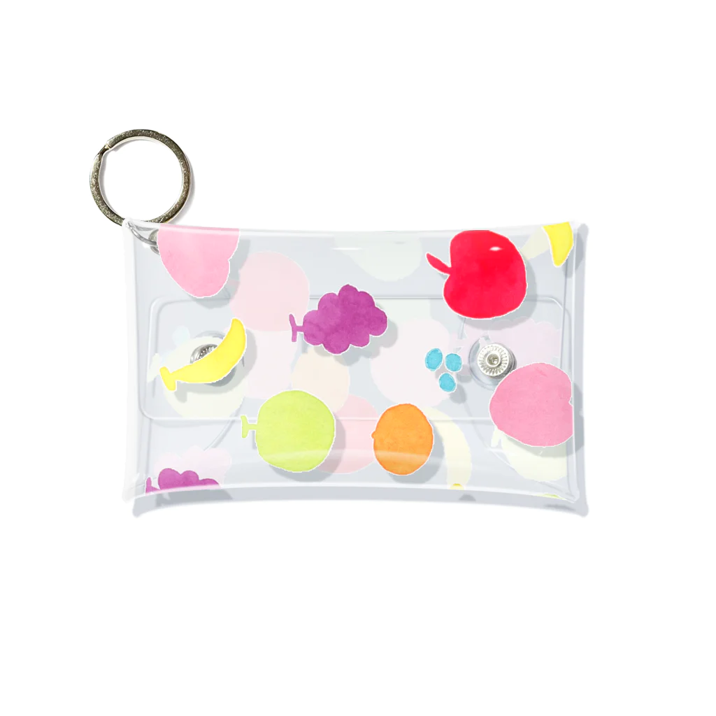 ncouleur paletteのpalette_フルーツ Mini Clear Multipurpose Case