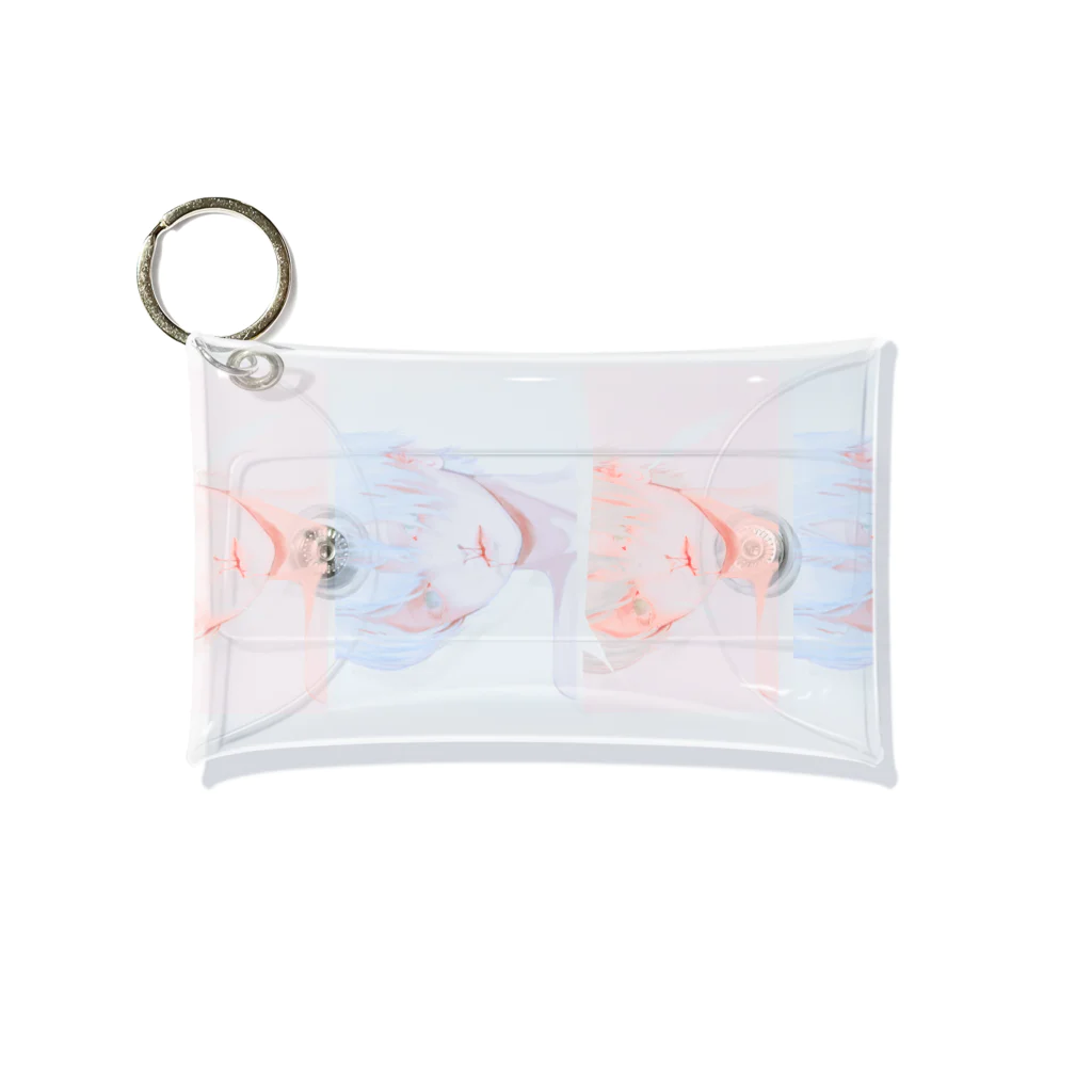 さめでんの銀髪くん Mini Clear Multipurpose Case