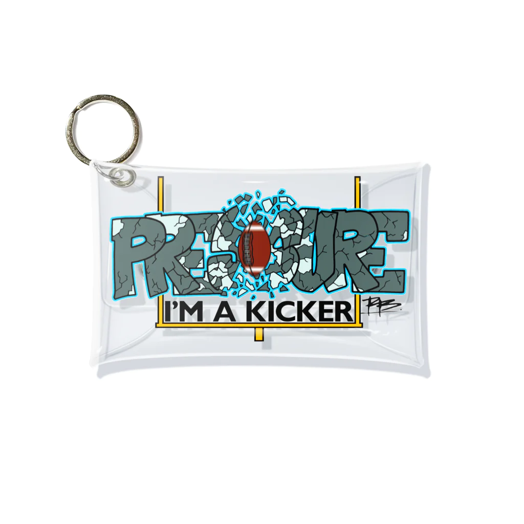 PB.DesignsのI'M A KICKER ミニクリアマルチケース