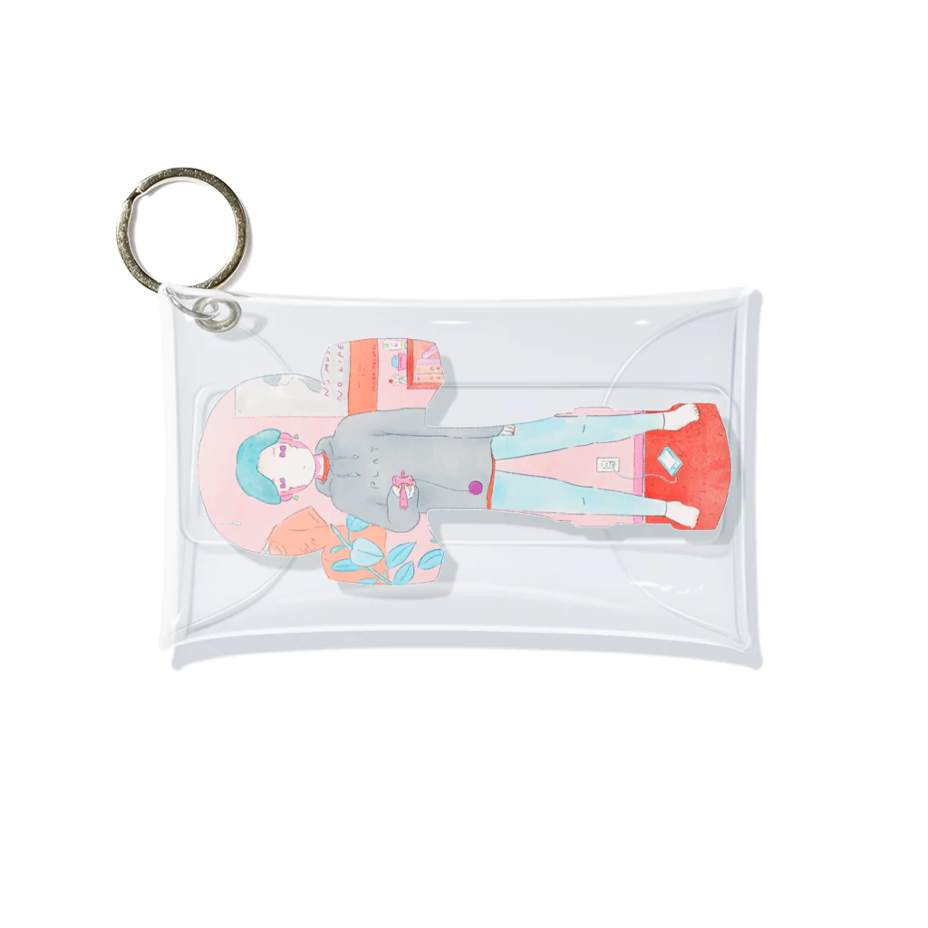 ツルモトマイのけんだまガール Mini Clear Multipurpose Case