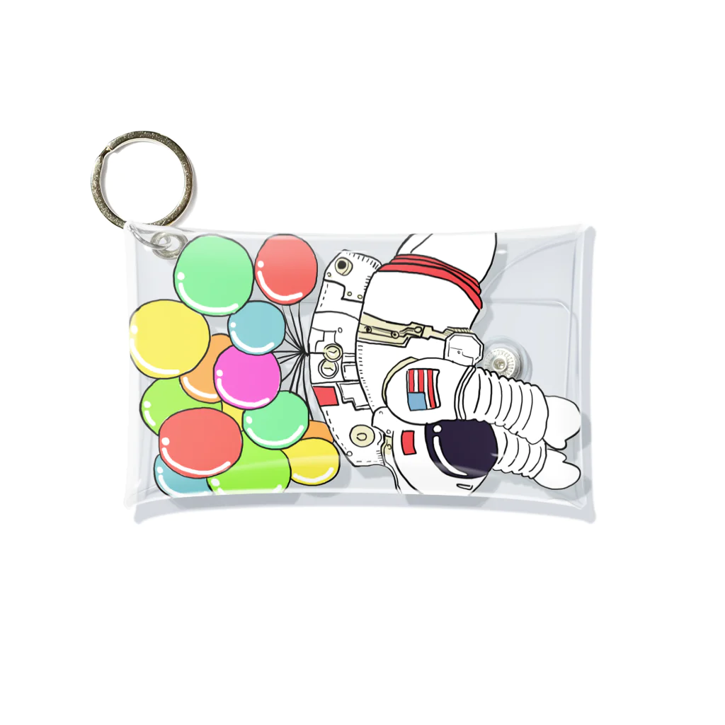 踊るこどもたちの宇宙遊泳 Mini Clear Multipurpose Case