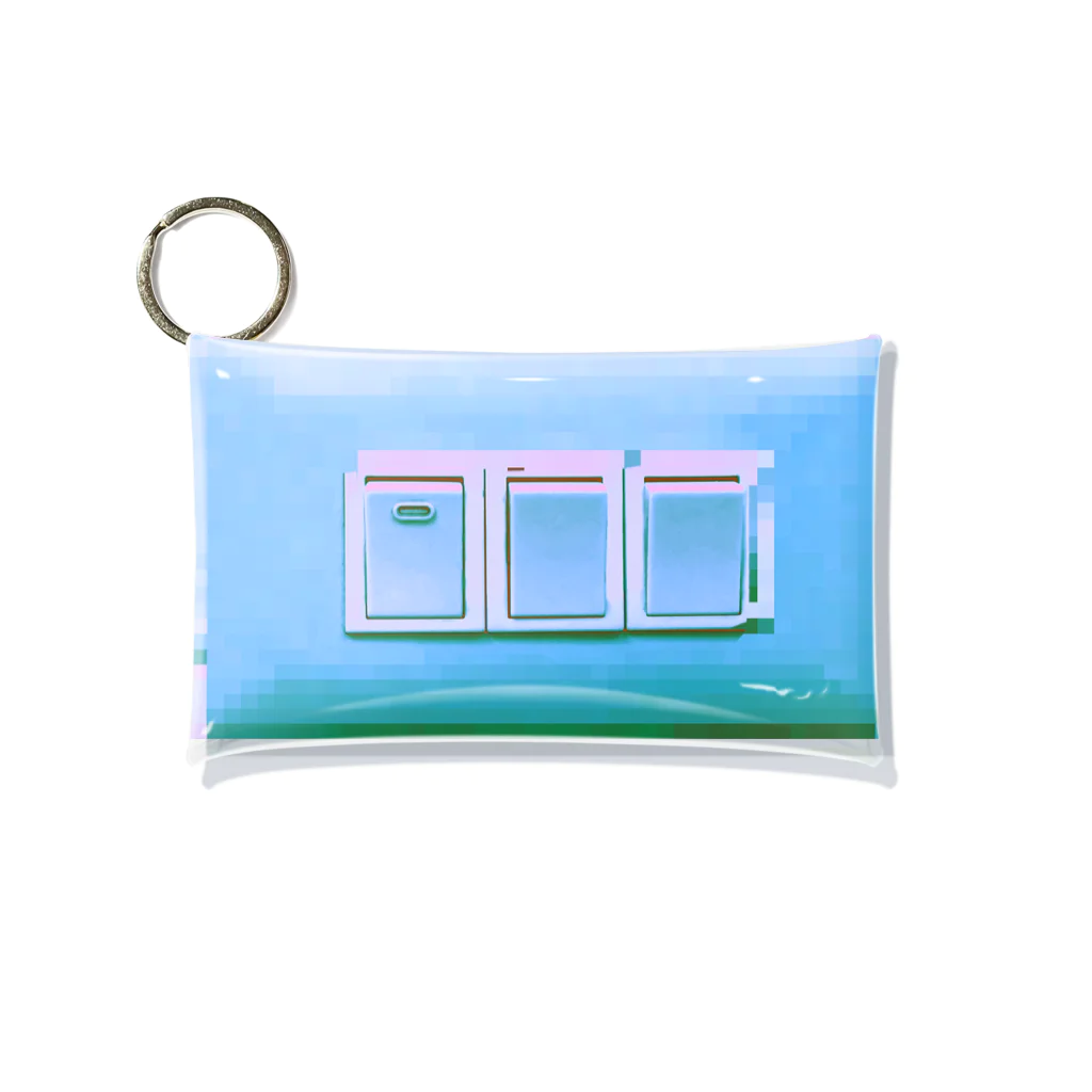 〰️➰わにゃ屋さん➰〰️のUpdated Blue Switch Mini Clear Multipurpose Case