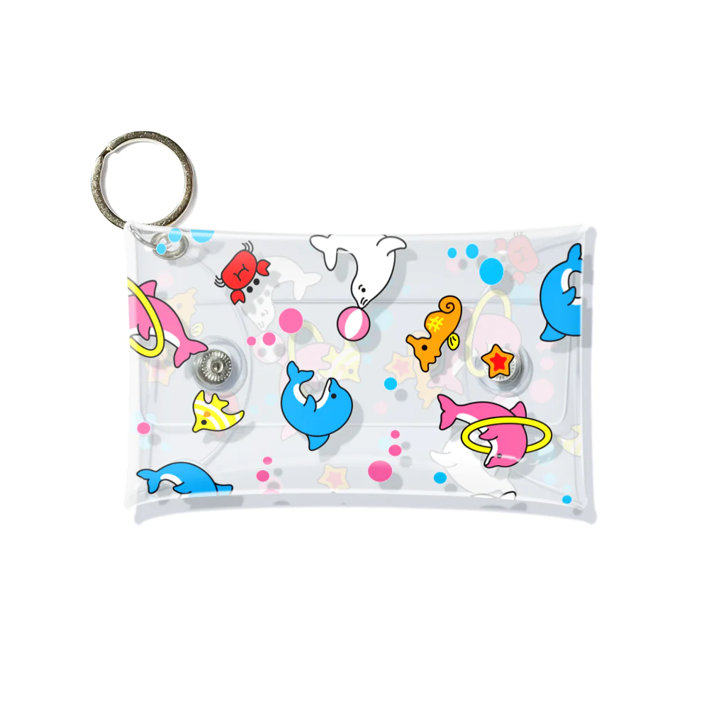 ゆりのの水族館のおみやげ Mini Clear Multipurpose Case