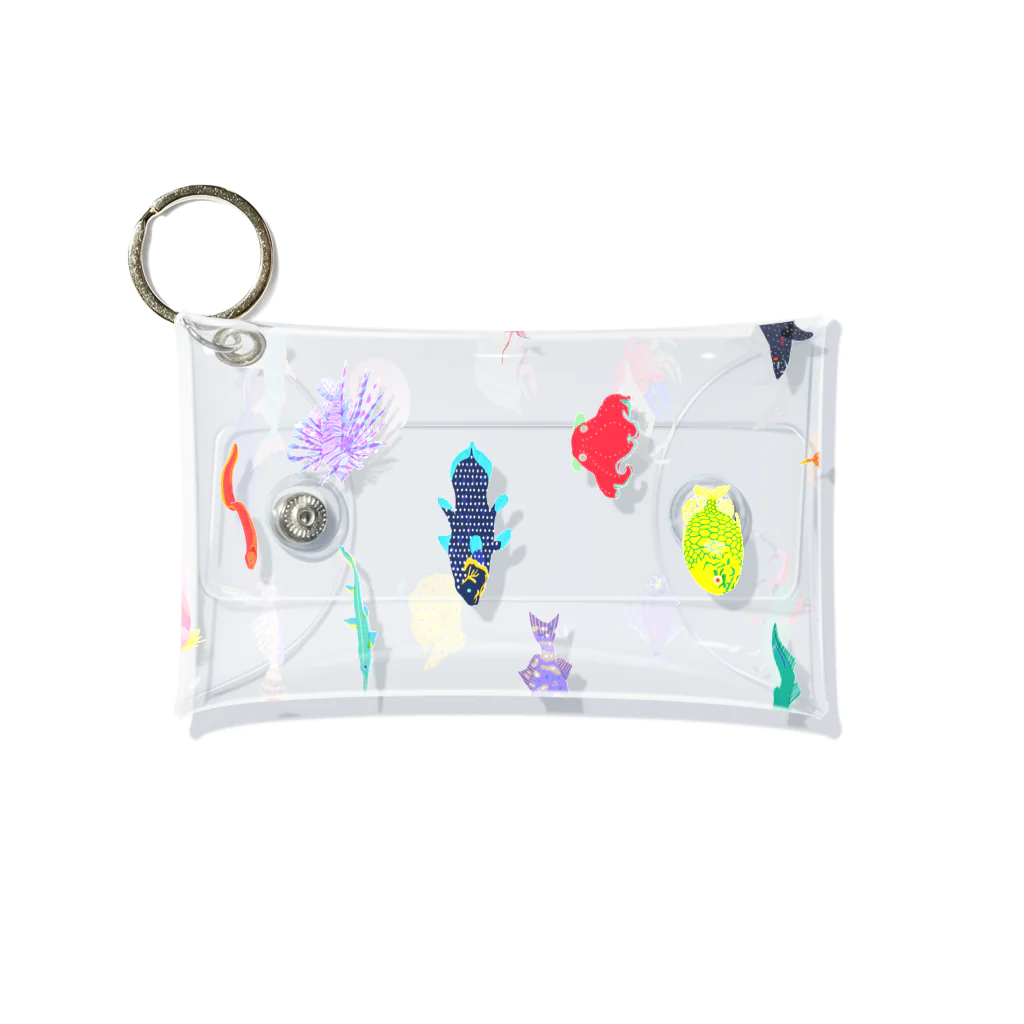 kyotsubeのカラフル深海生物 Mini Clear Multipurpose Case