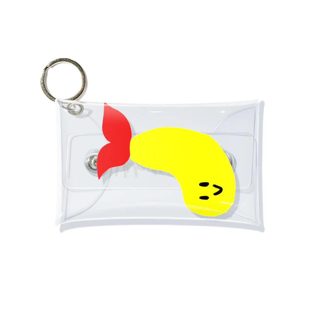 JUNK FOOD OPERAのエビ天ちゃんクリアケース（ピン） Mini Clear Multipurpose Case