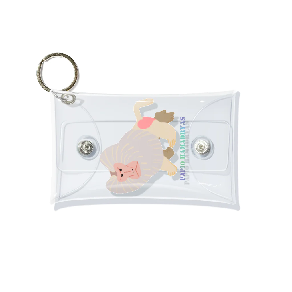 MONTANAのゆるーいマントヒヒ Mini Clear Multipurpose Case