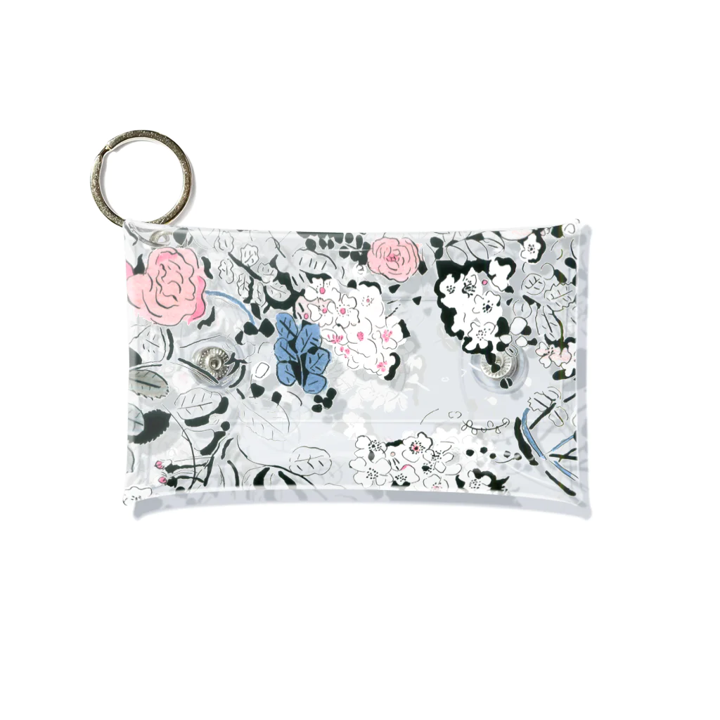 原倫子/ Tomoko Haraのアーリーサマー・薔薇 Mini Clear Multipurpose Case