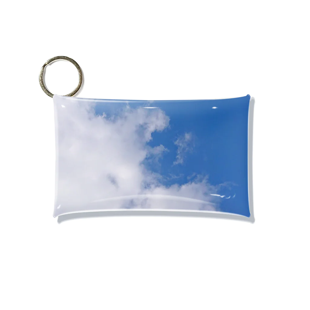 p1r0sh1k1の青空_200523 Mini Clear Multipurpose Case