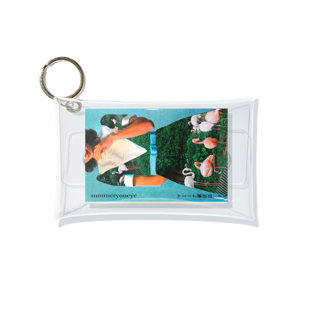 summeryoueyeのflamingodress Mini Clear Multipurpose Case