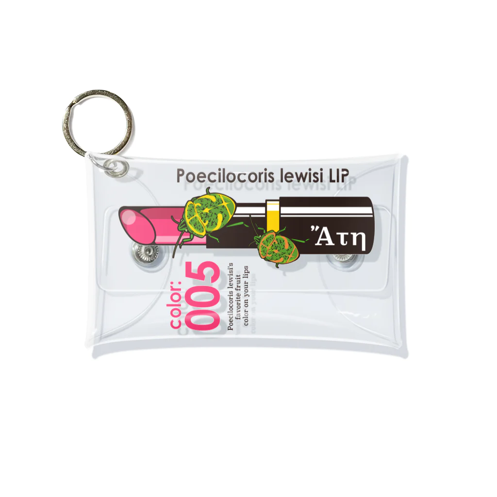 AteのアカスジキンカメLIP Mini Clear Multipurpose Case