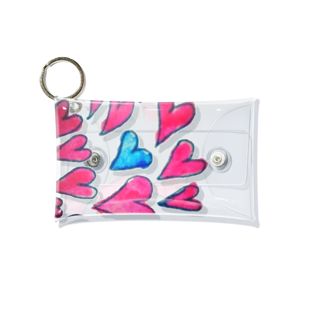 Junnaのfull Of love Mini Clear Multipurpose Case