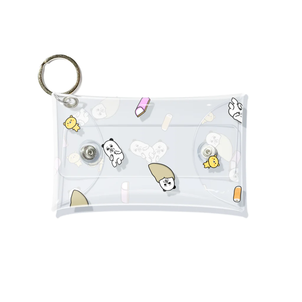 mamezoのベビーパンダ Mini Clear Multipurpose Case