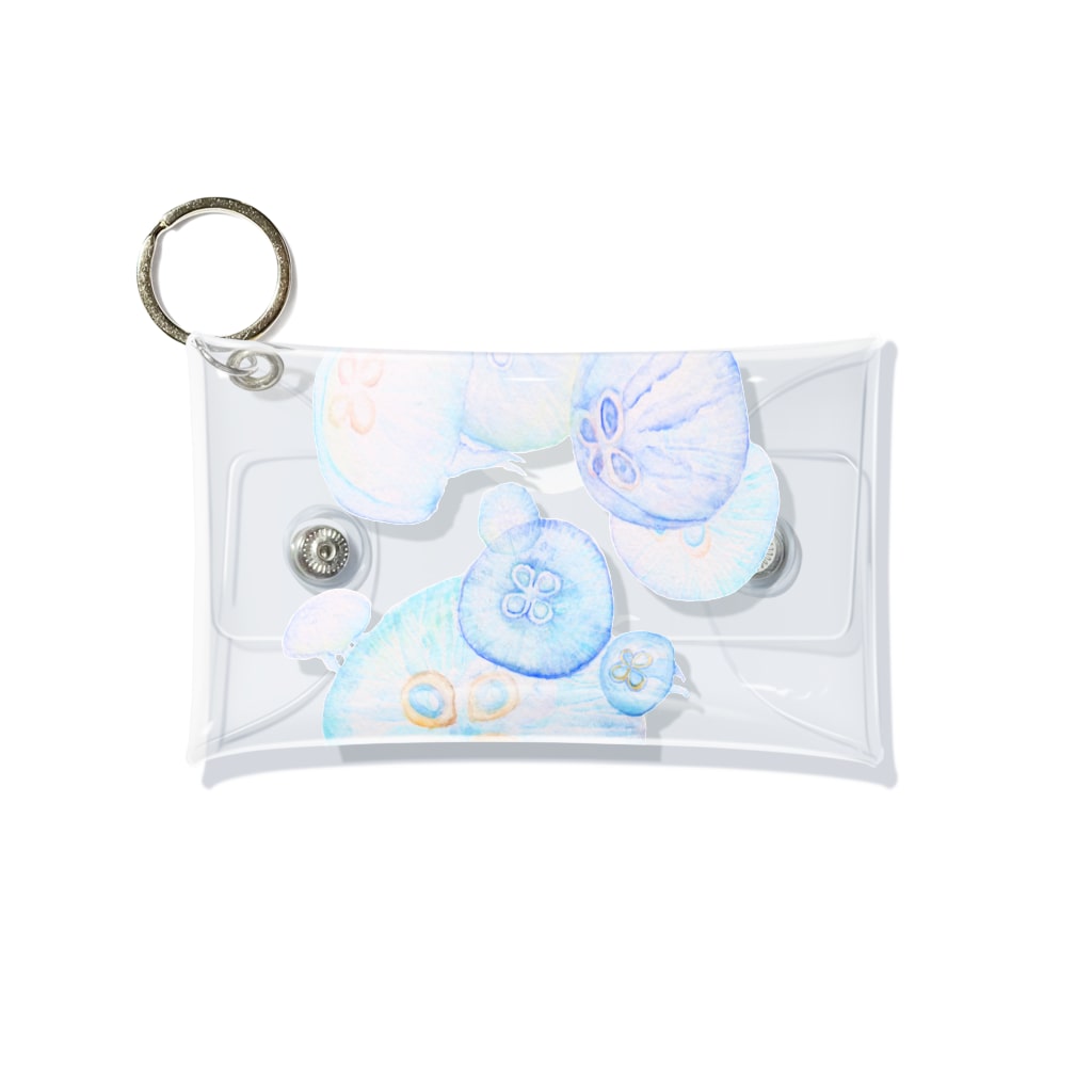 あとりえくらげのシャボン玉ミズクラゲ Mini Clear Multipurpose Case