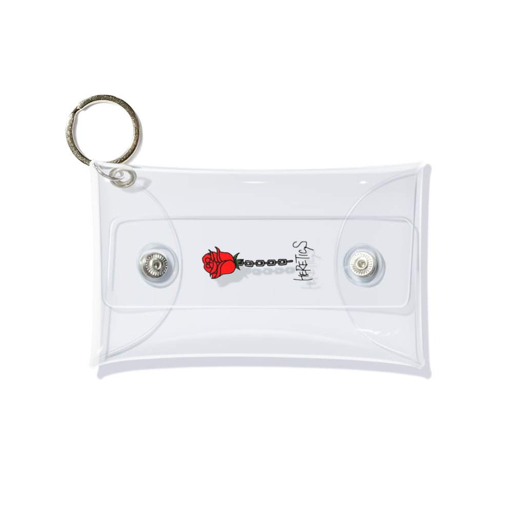 HERETICSのHERETICS(薔薇) Mini Clear Multipurpose Case