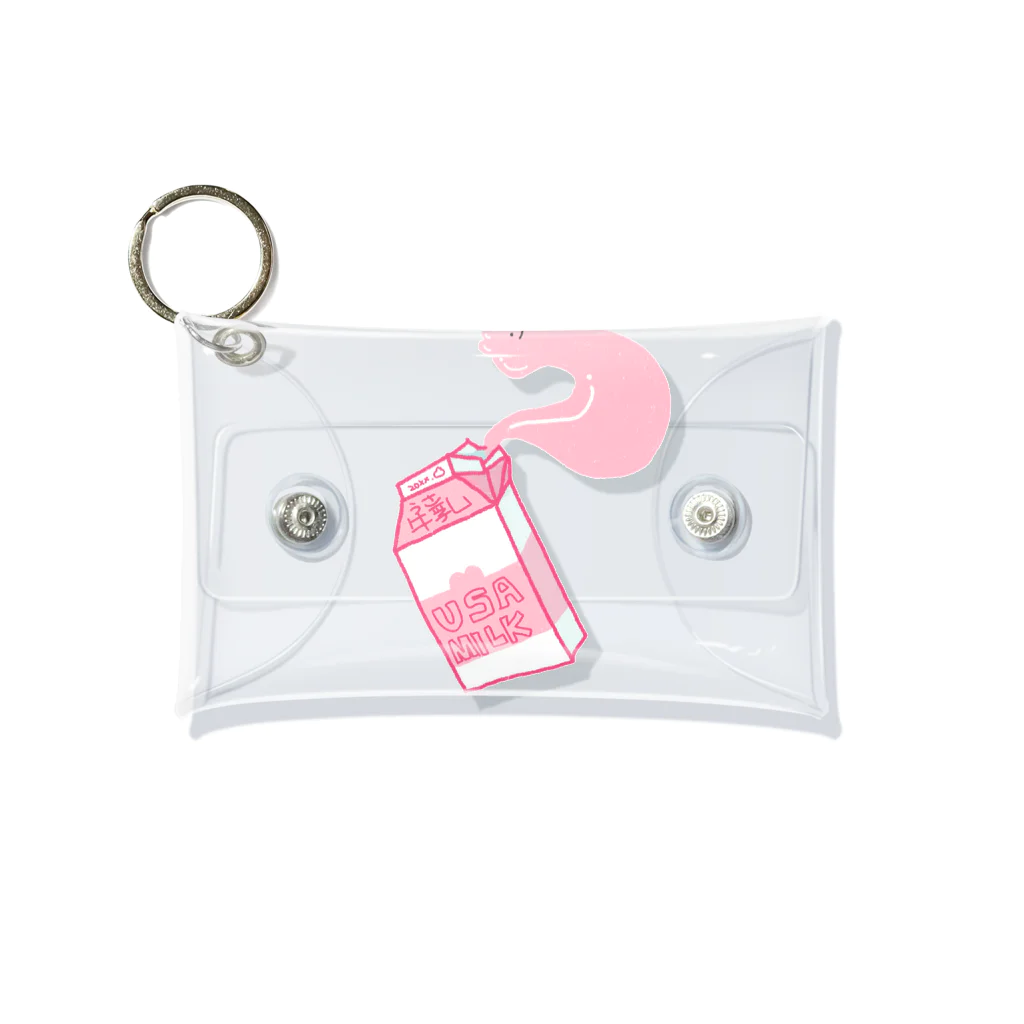 ウサコクリエイトのうさこ牛乳 Mini Clear Multipurpose Case