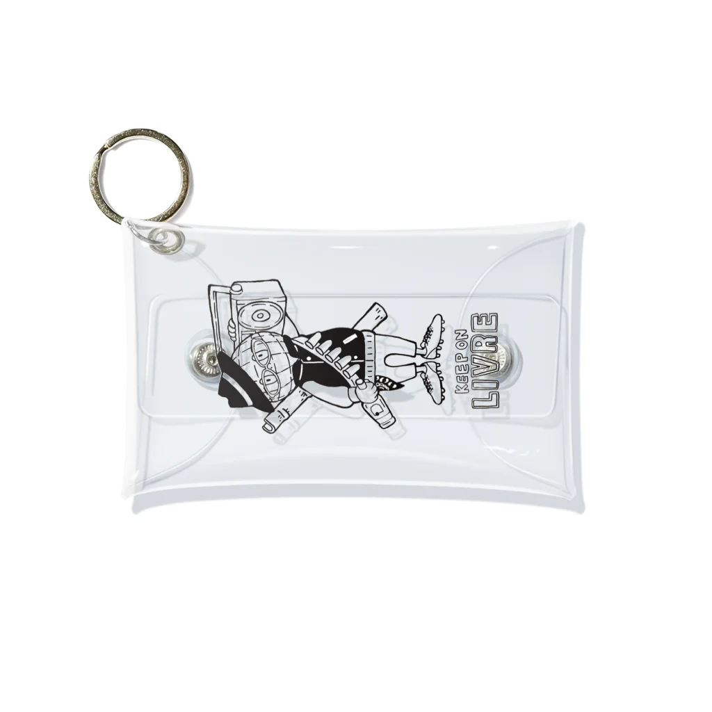 Keep On LIVREのミラーボールくん Mini Clear Multipurpose Case