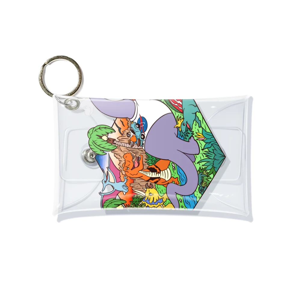 Let's Go DowntownのDINO'S PARADISE Mini Clear Multipurpose Case