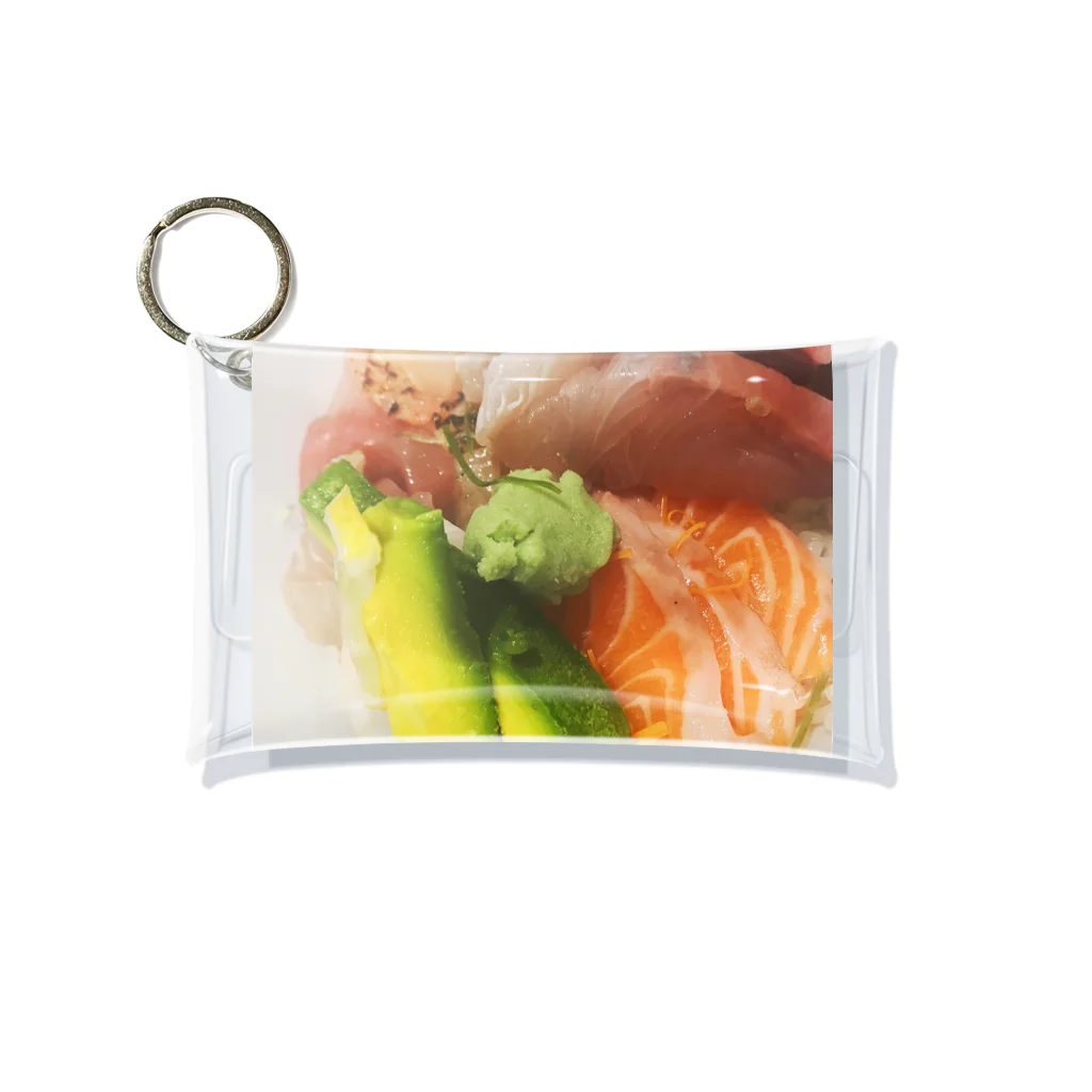 Pchan goodiesの我が家の海鮮丼 Mini Clear Multipurpose Case