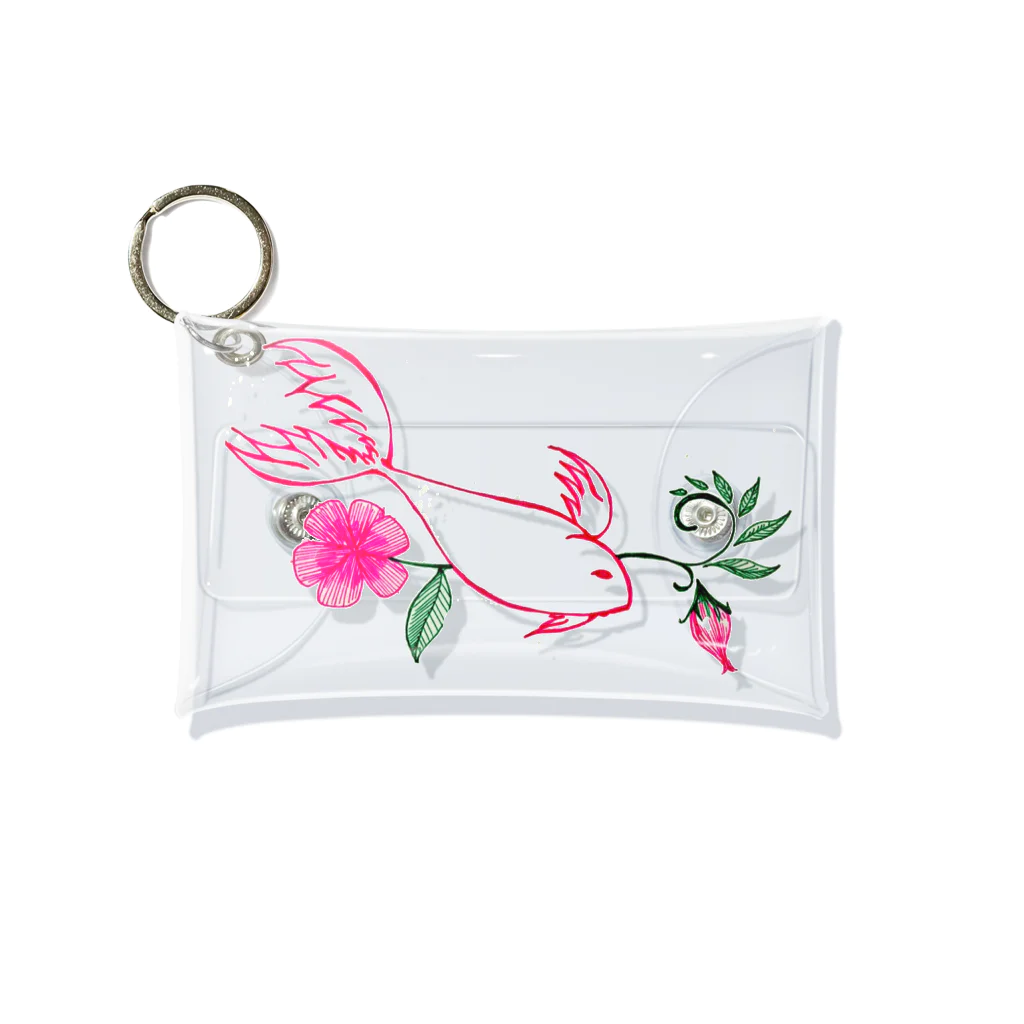 clover9693の華金魚~出会い Mini Clear Multipurpose Case