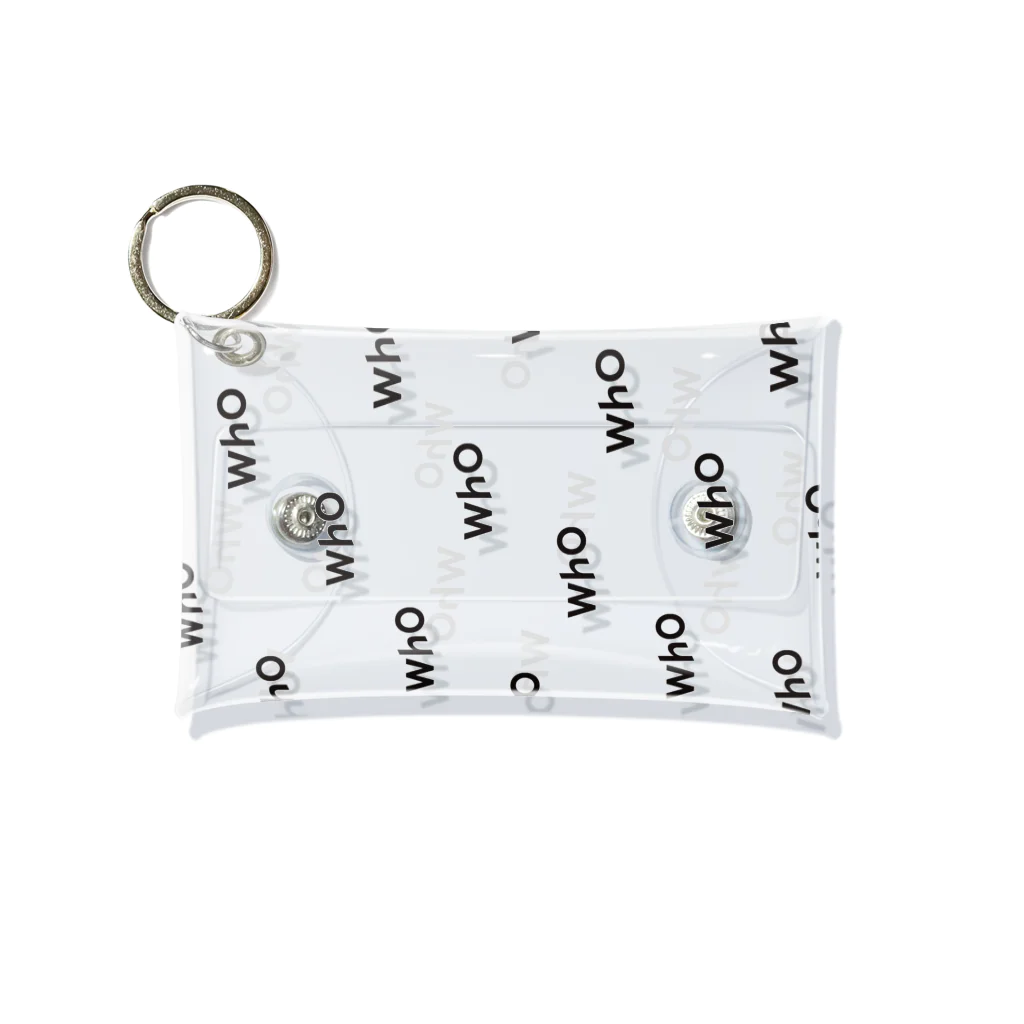 WhO OFFICIAL GOODS STOREのWhO Mini Clear Multipurpose Case
