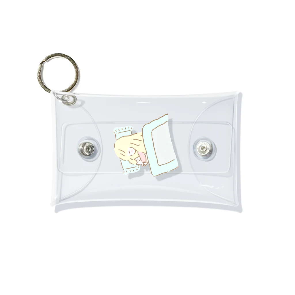 omimiのおやすみにゃんこ Mini Clear Multipurpose Case