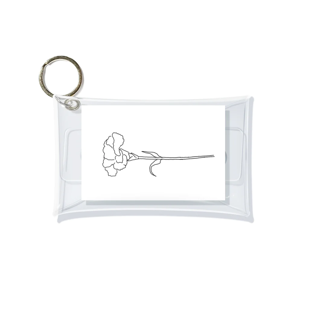 hanasayaのCARNATION Mini Clear Multipurpose Case