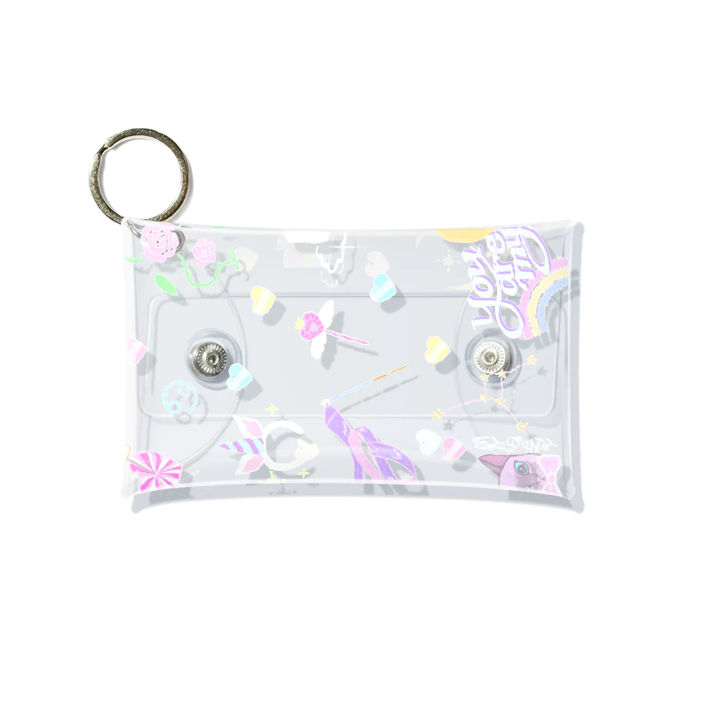 オシロ໒꒱の°⑅ʚfancy stitchɞ⑅°. Mini Clear Multipurpose Case