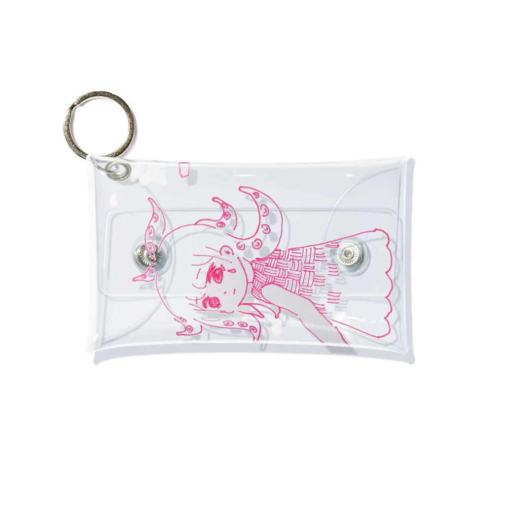 はにわ商店のOctopus girl_case Mini Clear Multipurpose Case