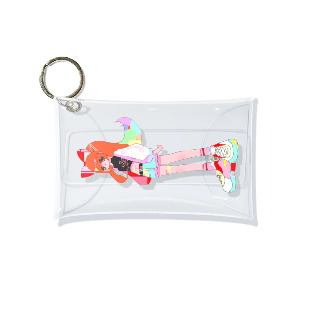 いもけんぴのイラストショップのブロッサム Mini Clear Multipurpose Case