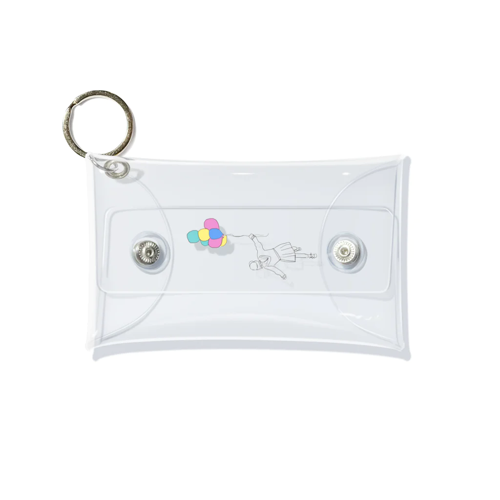 てぃらみすのそらとぶおんなのこ Mini Clear Multipurpose Case