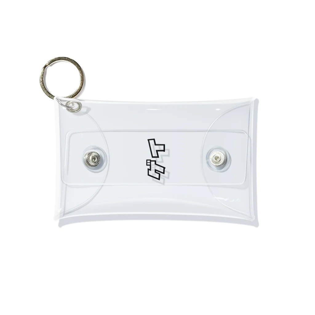 Spindleのゲイ(Gay/カタカナ) Mini Clear Multipurpose Case