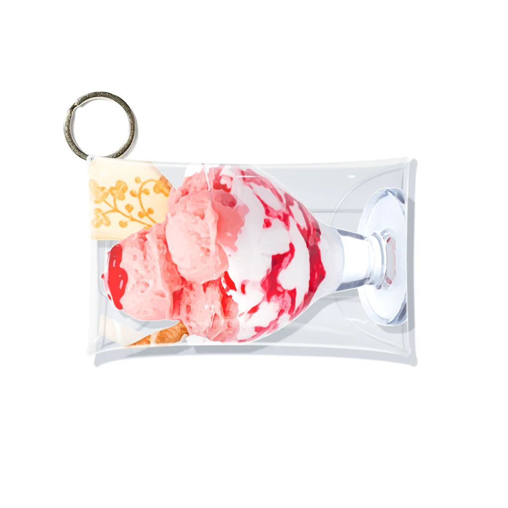 トムトムプリンのポップ★パフェ Mini Clear Multipurpose Case