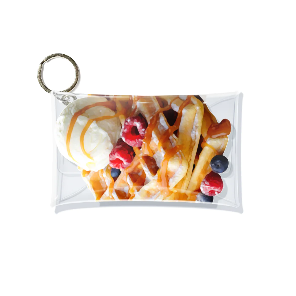 トムトムプリンのポップ★ワッフル Mini Clear Multipurpose Case