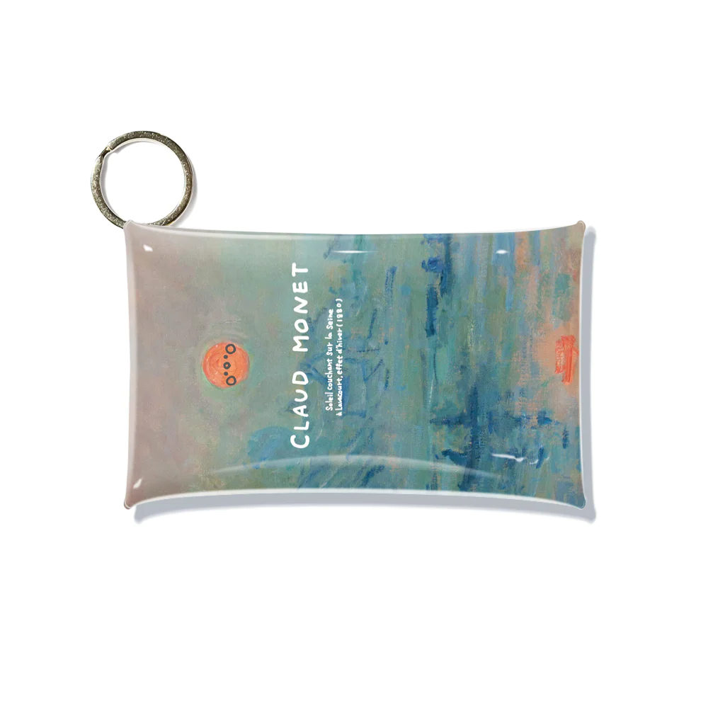 pinaのグッズの絵画にまざるオカメチャン：モネ Mini Clear Multipurpose Case