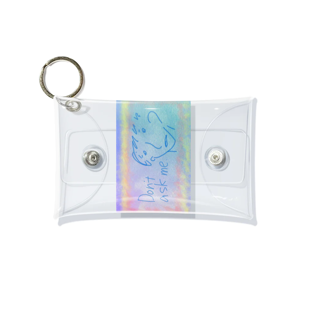 eiraku-choのDon't ask me. Mini Clear Multipurpose Case