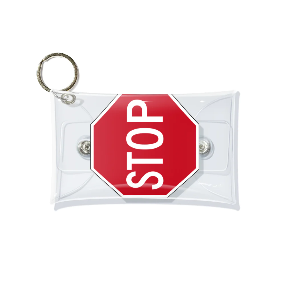 Road Sign ShopのSTOP Mini Clear Multipurpose Case