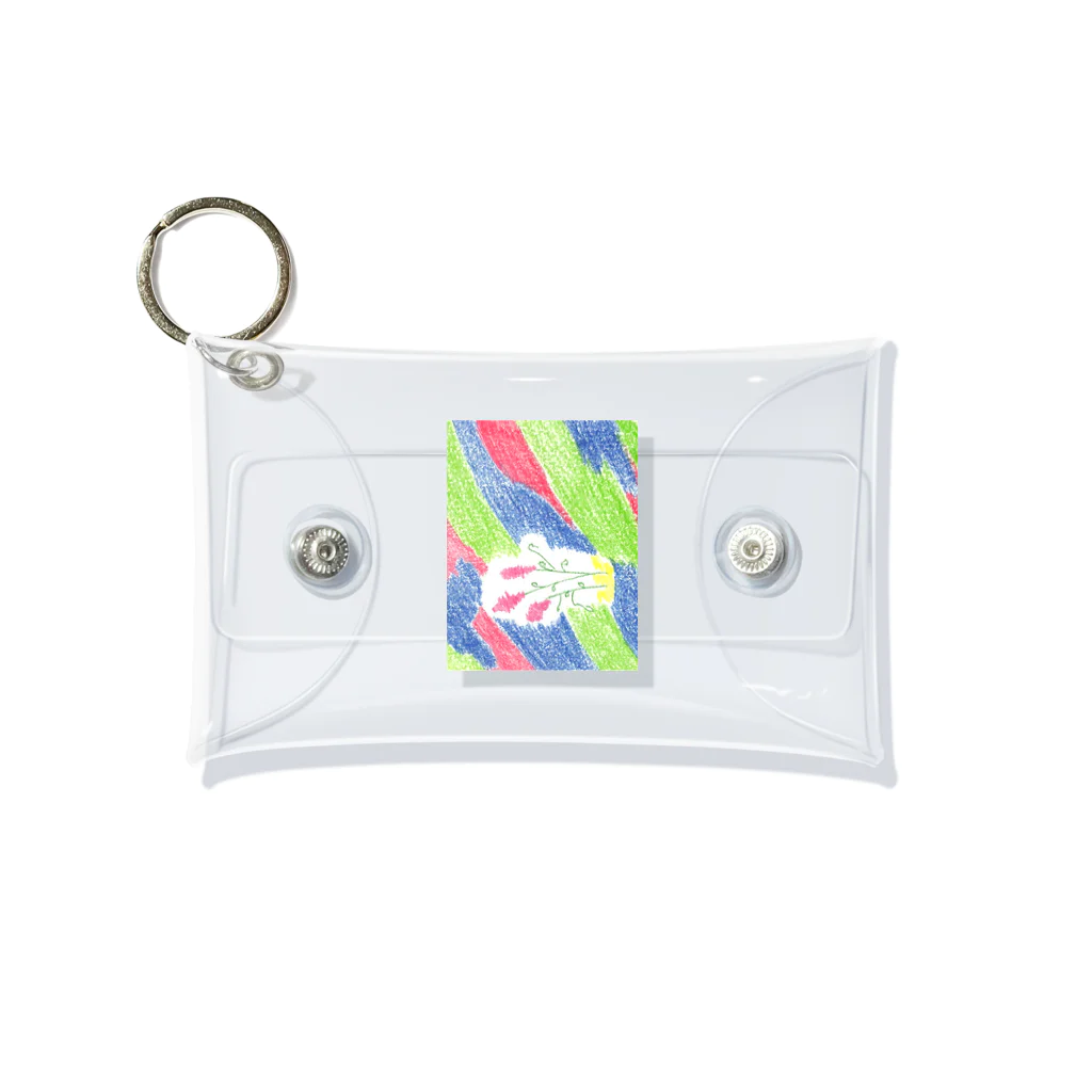 NATSUKO-SHOPのcolorful flower Mini Clear Multipurpose Case