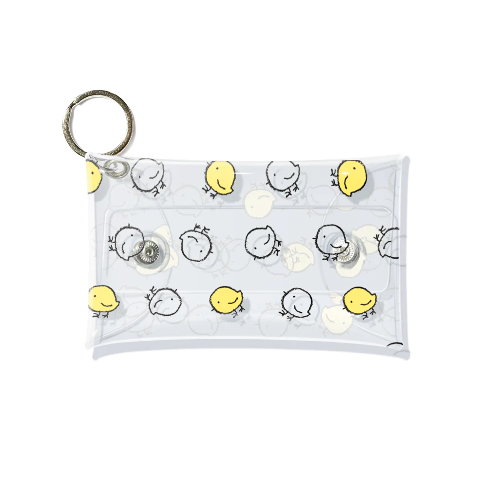 【CRAYON LAND】ひよこのじょにーのﾋﾟｮﾋﾟｮﾋﾟｮのじょにー Mini Clear Multipurpose Case