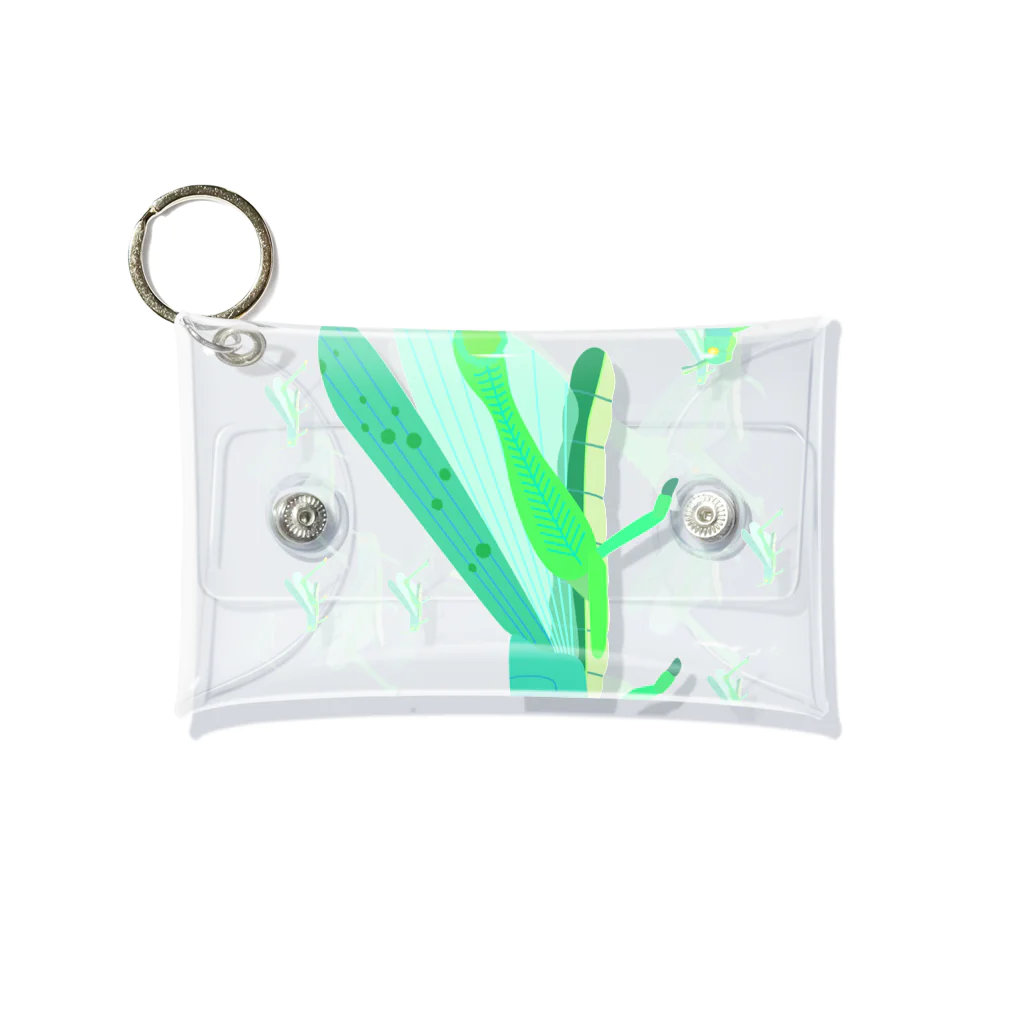 illust_designs_labのサバクトビバッタ 孤独相 群体・蝗害  Mini Clear Multipurpose Case