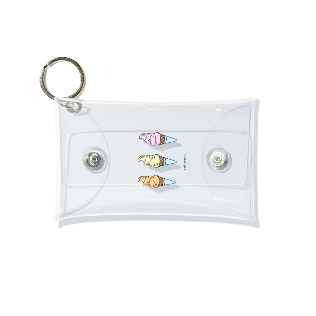 Ryutzzのsoft creams？？？ Mini Clear Multipurpose Case