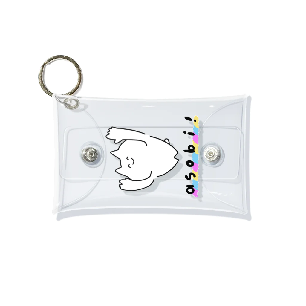 asobi!のasobiたいねこ(全身) Mini Clear Multipurpose Case