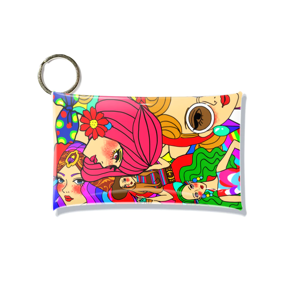 manmonjijiの女の子 Mini Clear Multipurpose Case