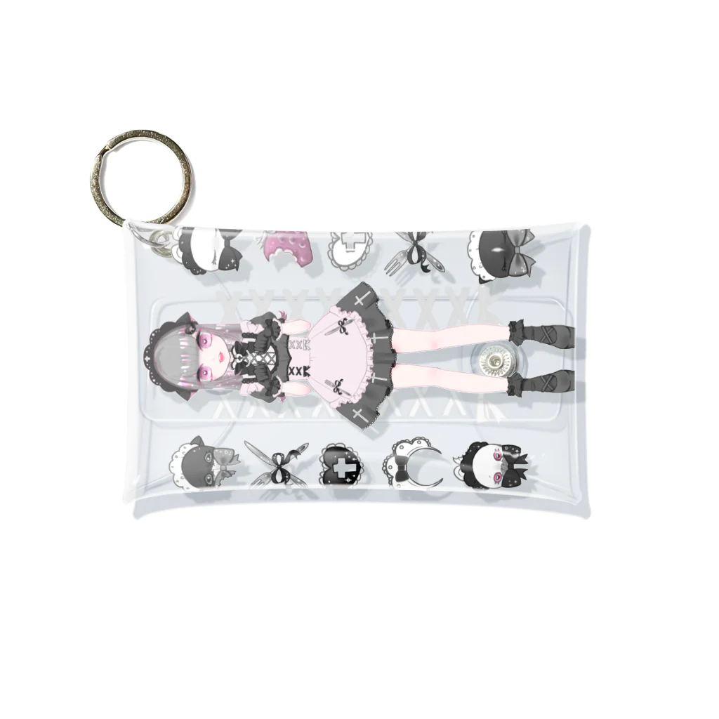 シェリ🎀メイドのメイドさんのお給仕ポーチ Mini Clear Multipurpose Case