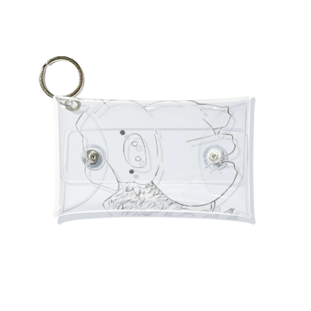 𝕚𝕣𝕠𝕤𝕒𝕤𝕙𝕚のpiglet (sketch) Mini Clear Multipurpose Case