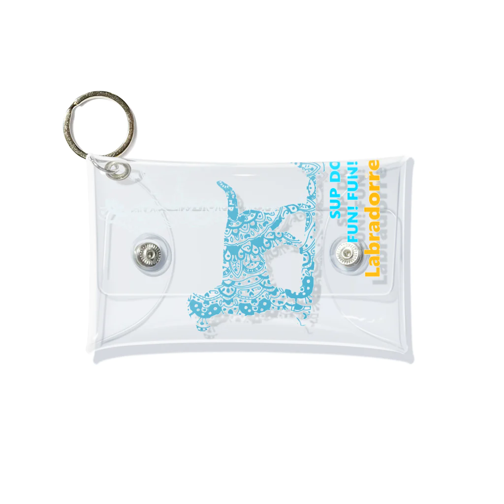 AtelierBoopの花月　SUPDog　ラブラドール Mini Clear Multipurpose Case