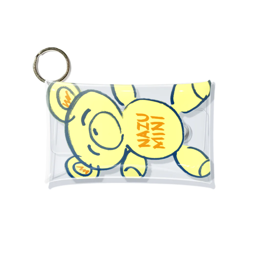 NAZU MINIのNAZU MINI bear （yellow）グッズ Mini Clear Multipurpose Case